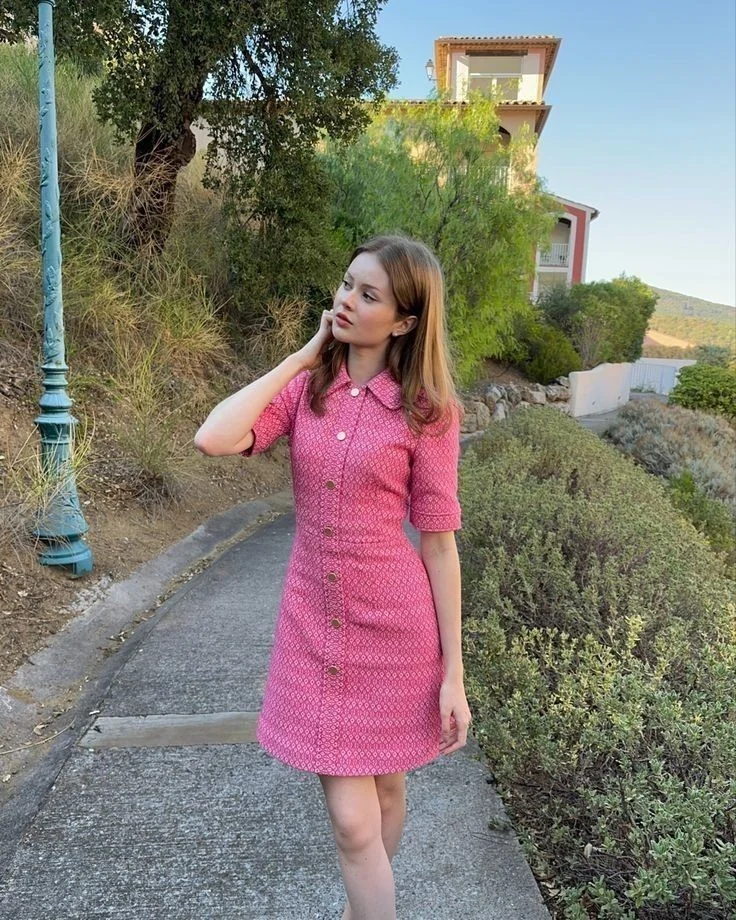 Pink Quilted Shirt Dress Perfection