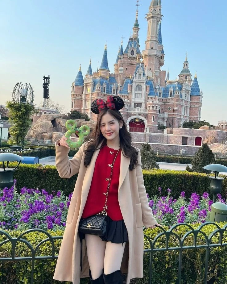 Red and Beige Elegant Theme Park Look