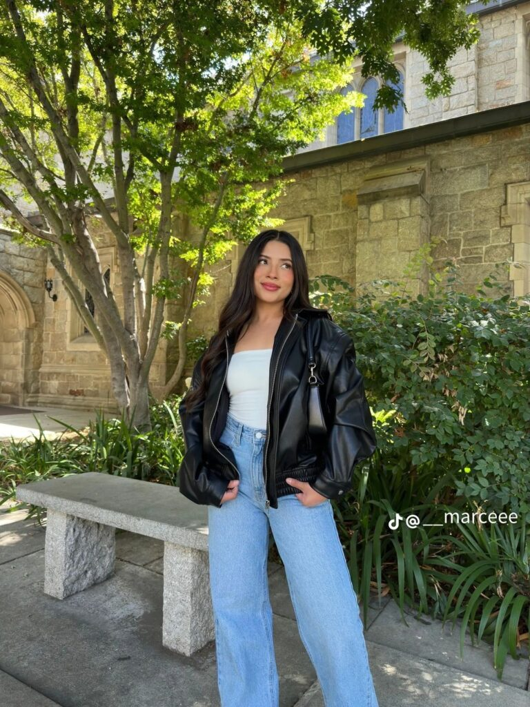 Classic Black Leather Jacket Perfection