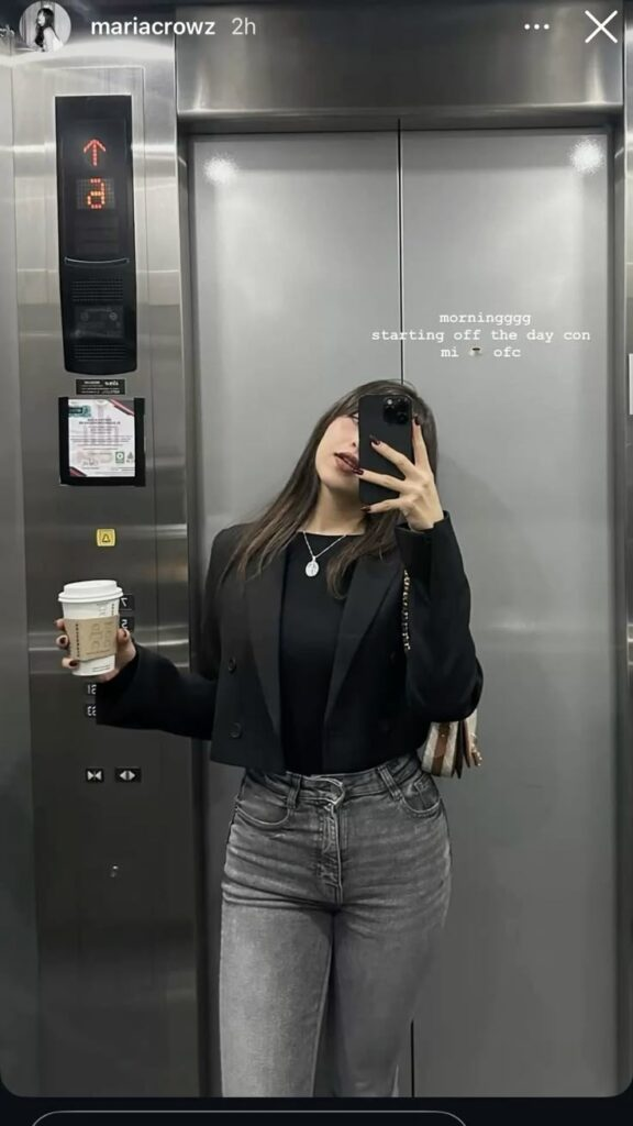 Effortless Black Blazer with Denim