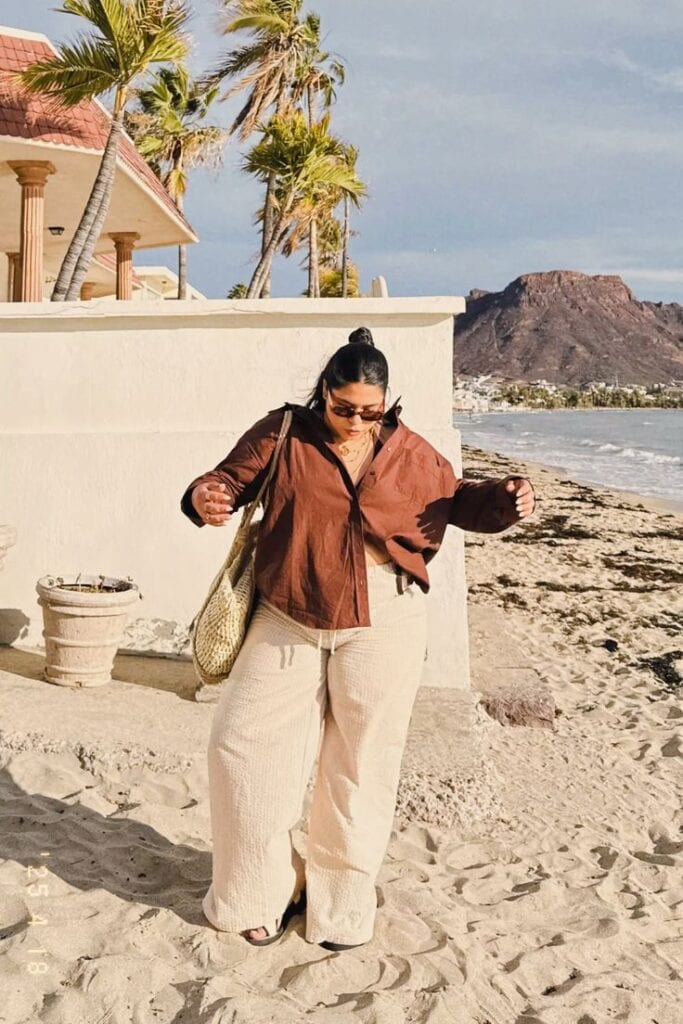 Breezy Beach-Inspired Terracotta Ensemble