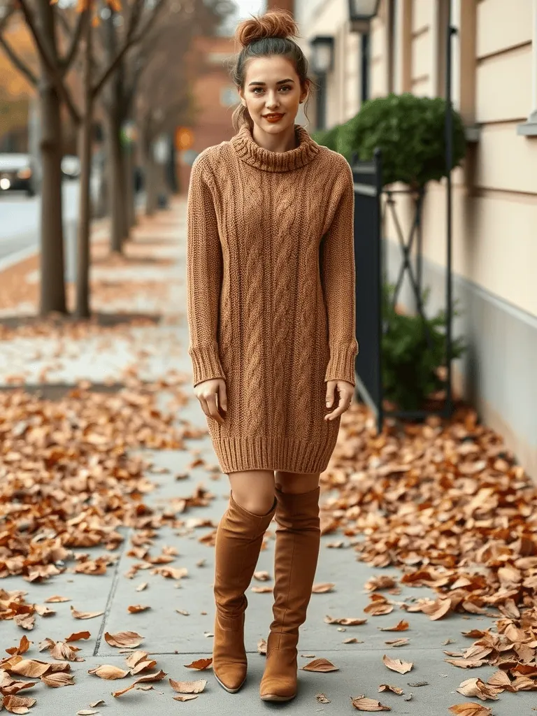 The “I Woke Up Like This” Sweater Dress