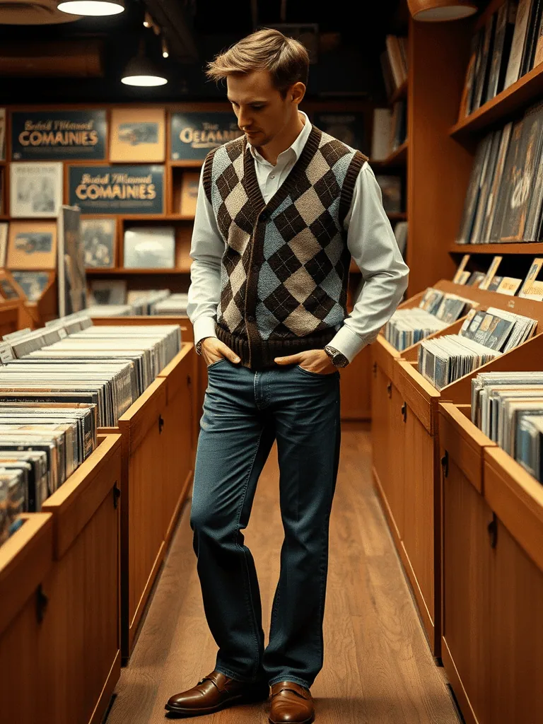 The “Sweater Vest Revival” Look