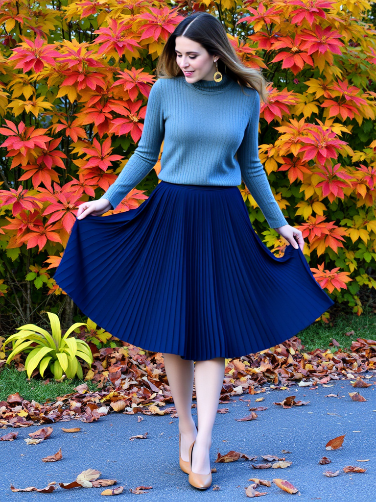 The Pleated Skirt Perfection