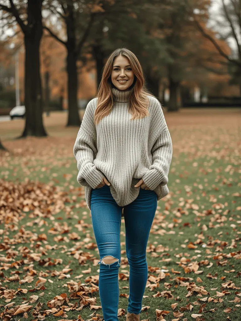  The Classic Jeans and Sweater Combo