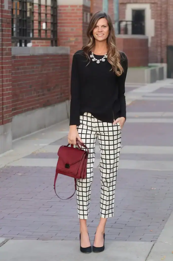 Monochrome Chic with a Pop