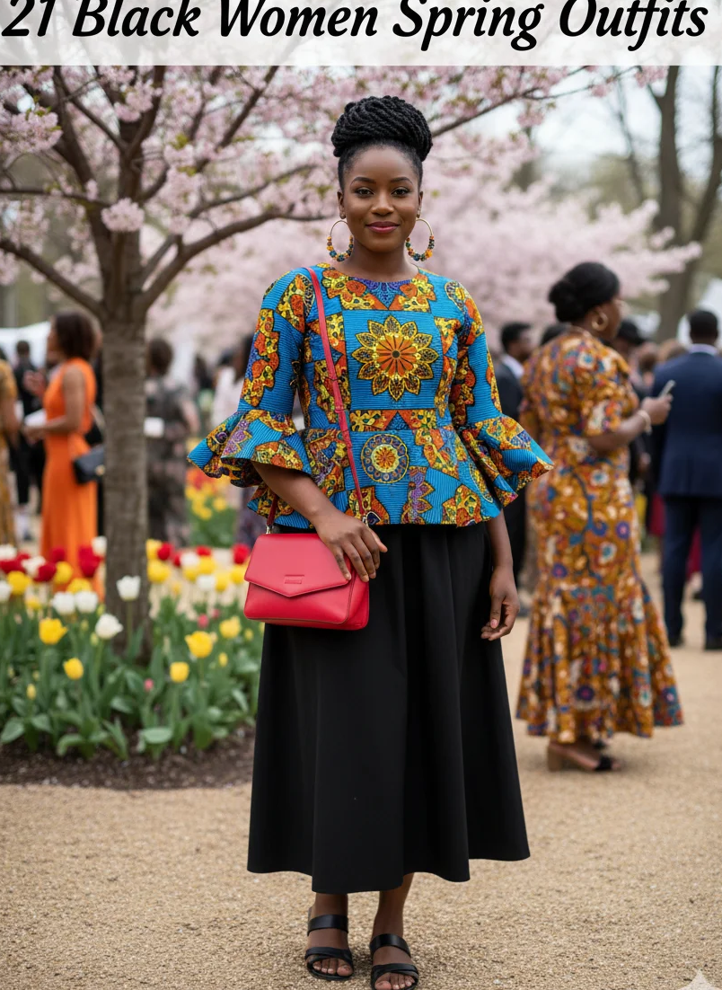 Bold Print Statement Outfit
