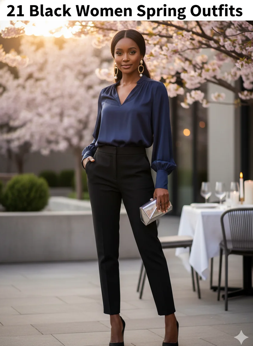 Elegant Evening Spring Look