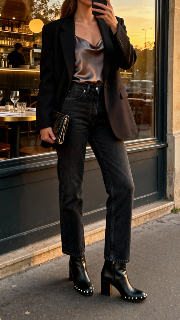 The Polished Denim Night-Out