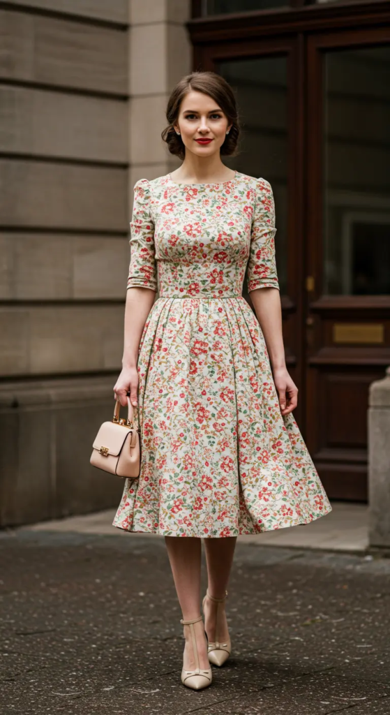 Vintage-Inspired Tea Dress