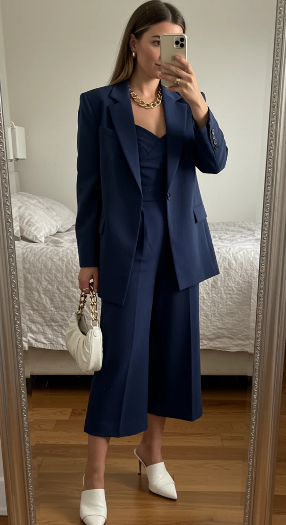 Tailored Culotte Jumpsuit