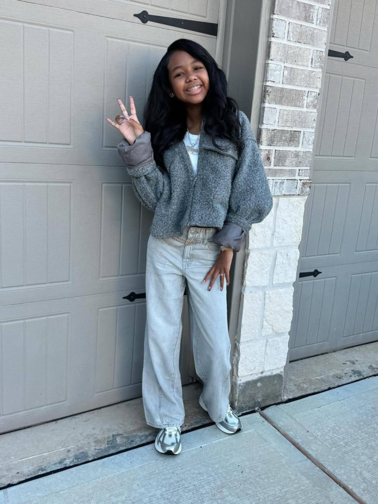 Cozy Cropped Jacket with Wide-Leg Jeans