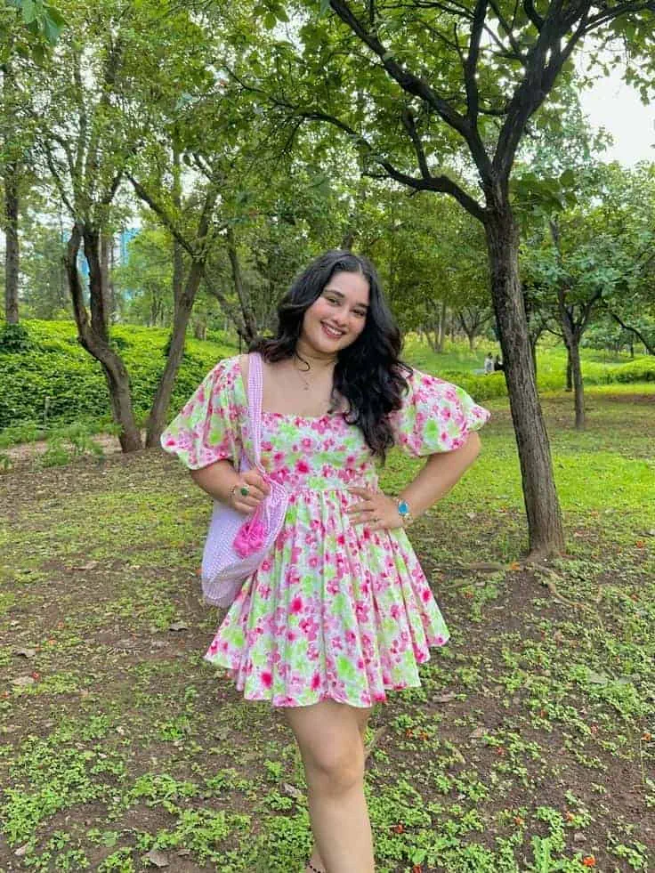 Floral Flair Meets Campus Chic