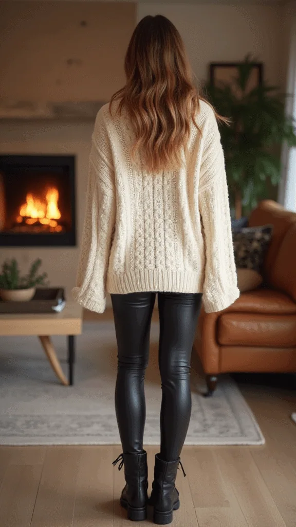 Oversized Sweater and Leggings