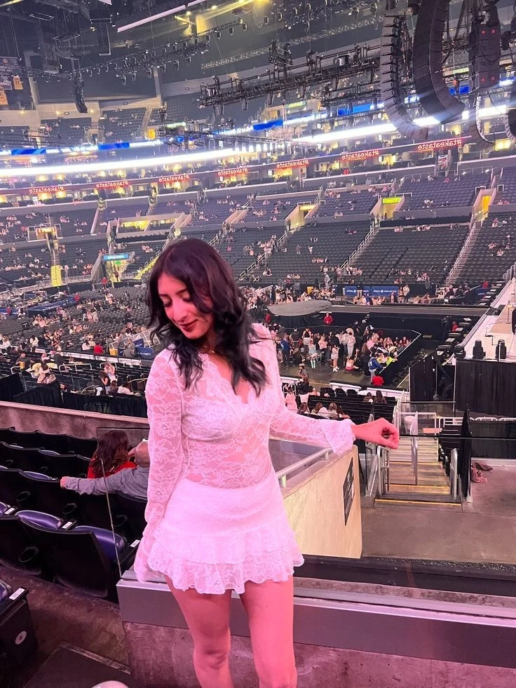 Girly Pink Lace Mini Dress Look