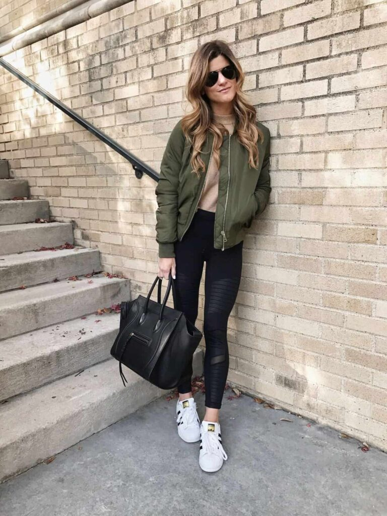 Bomber Jacket and Leggings Combo