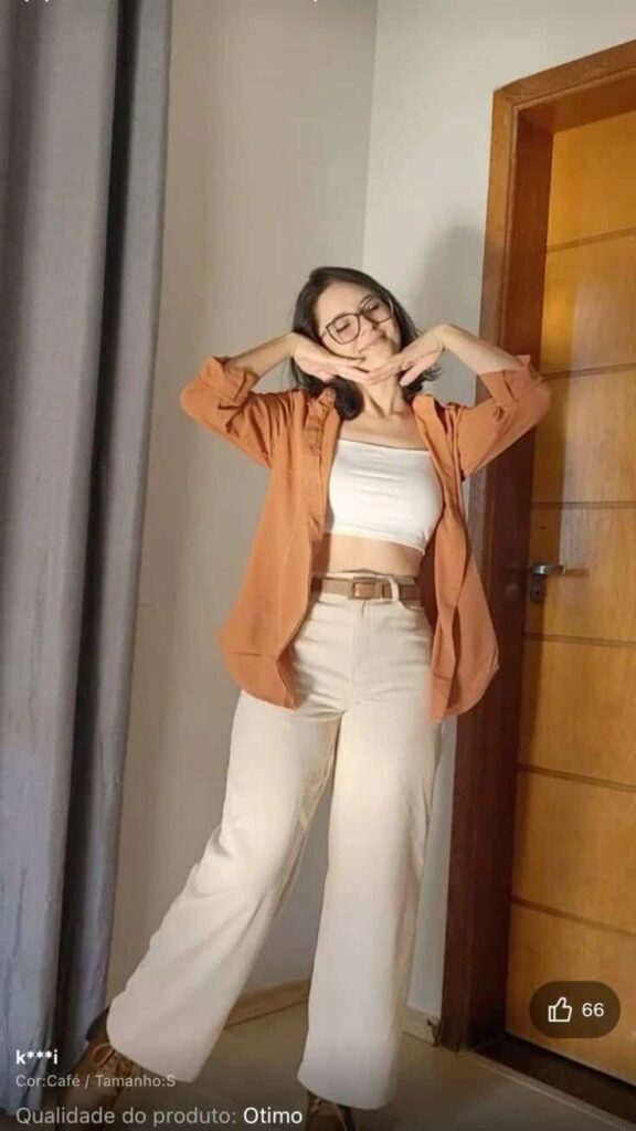 Pumpkin Spice Chic Oversized Button-Up