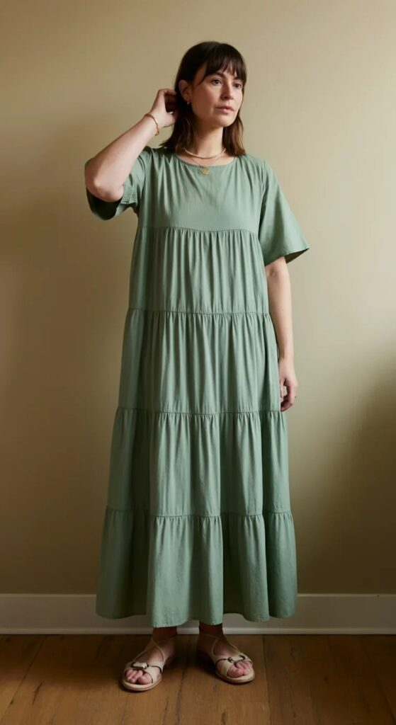 Tiered Maxi Dress
