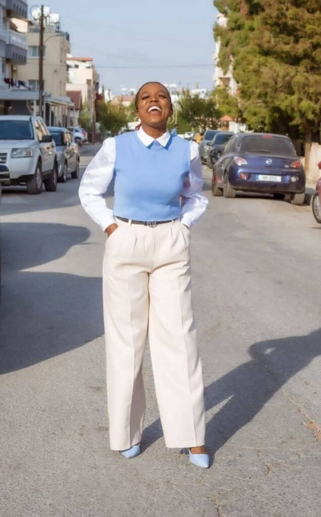 Preppy Chic in Pastel Blue