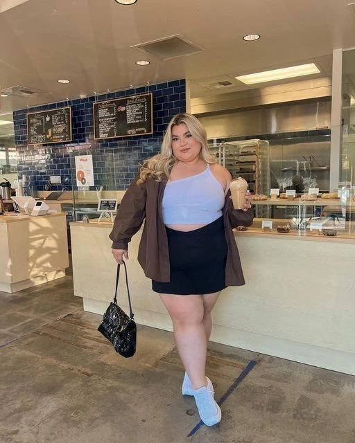 Oversized Blazer With Fitted Basics