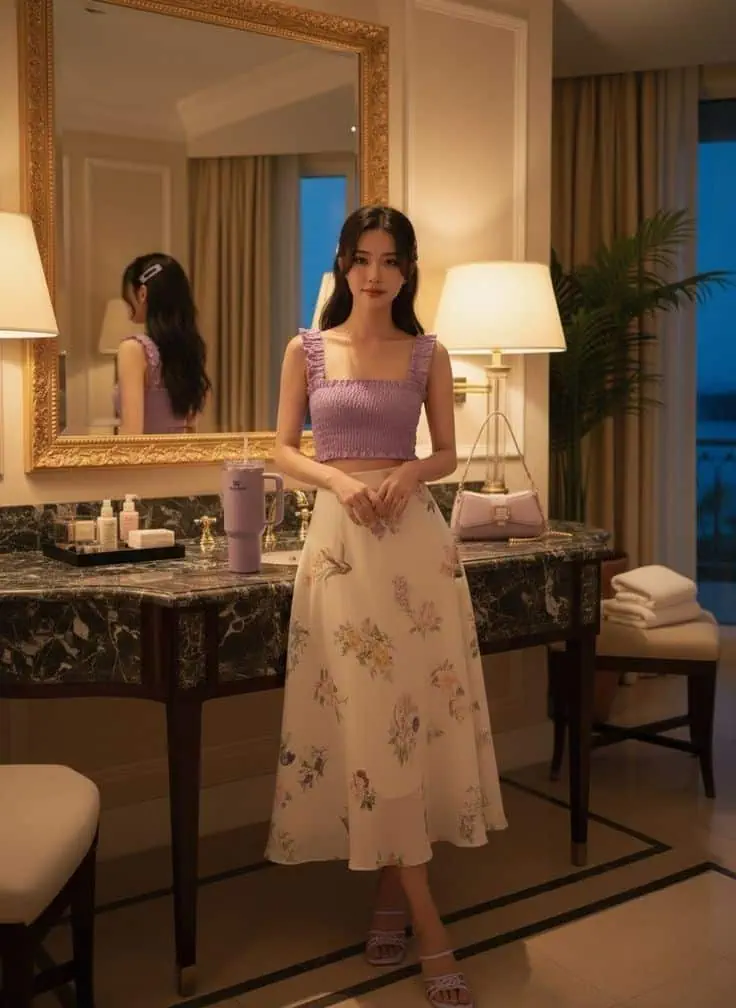 Feminine Florals Meet Modern Romance