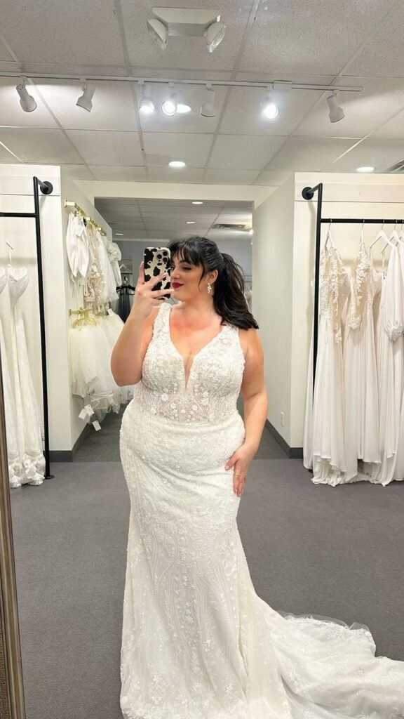 Glamorous Beaded Mermaid Gown Elegance