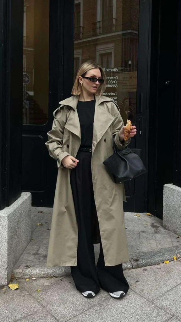 The Maxi Trench Coat: Classic and Dramatic