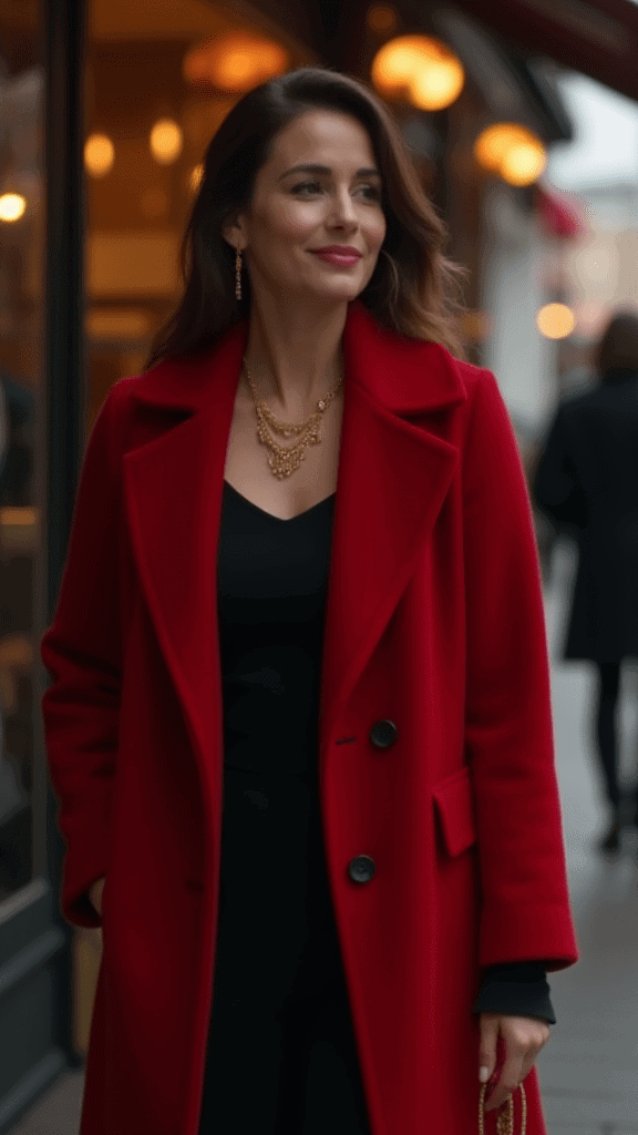 Jumpsuit and Statement Coat