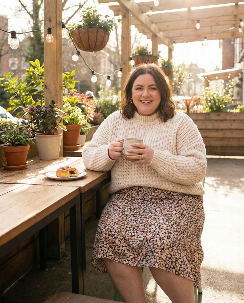 Soft Sweater + Midi Skirt