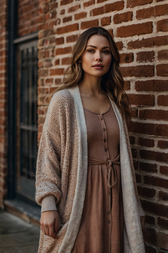 Cardigan and Slip Dress