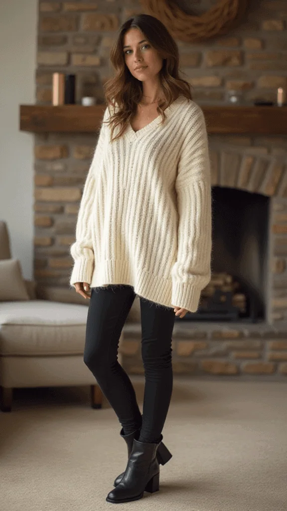 Oversized Sweater and Leggings