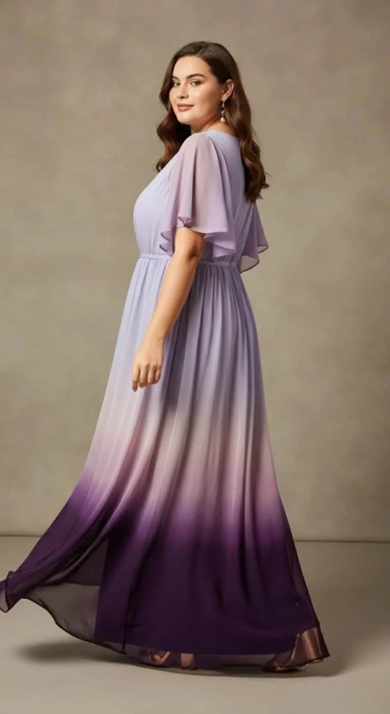 Purple Ombré Chiffon Dream