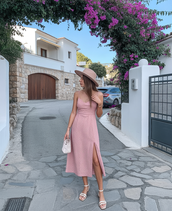 Romantic Street Style With a Mediterranean Touch