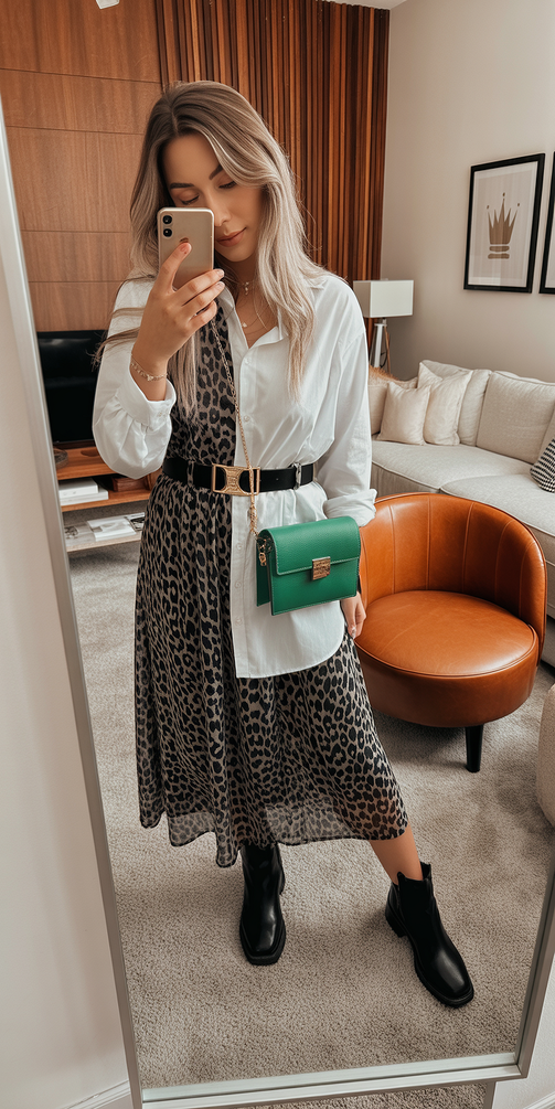 Layered Prints With Confident Contrast